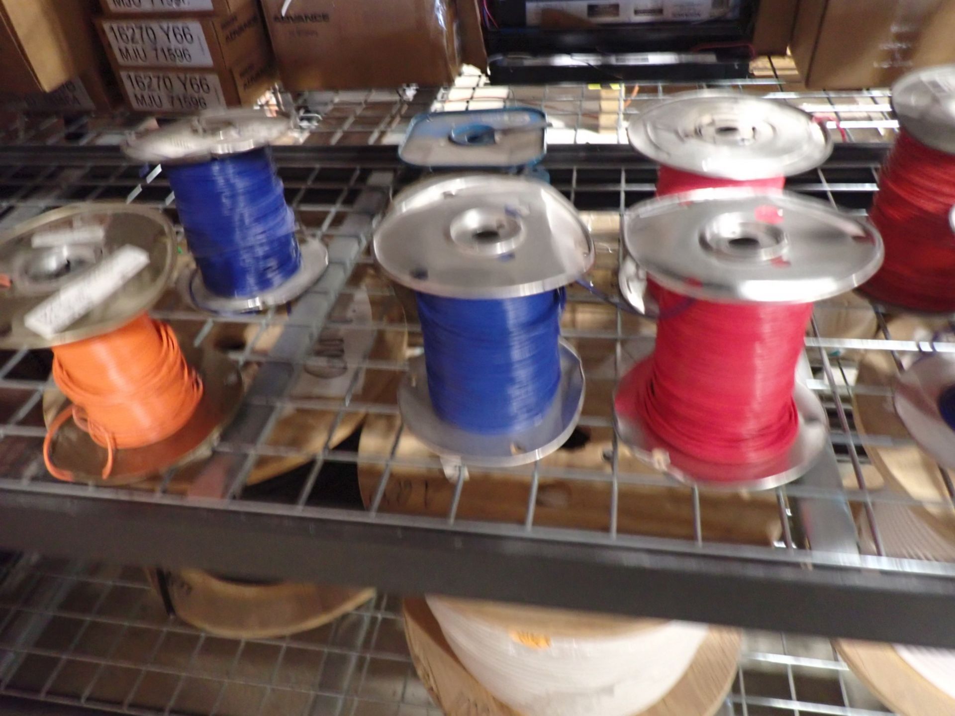 LOT - SPOOLS OF ASSTD ELECTRIC CAL WIRE
