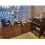LOT - LATERAL CABINET, BOOKCASE & OFFICE SUPPLIES