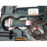METABO W9-116 4.5" ELECTRIC GRINDER W/ CASE