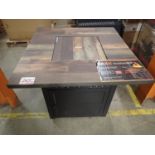 ENDLESS SUMMER HARRIS DUAL HEAT PROPANE OUTDOOR FIRE PIT (DISPLAY UNIT) (MSRP $1,100)