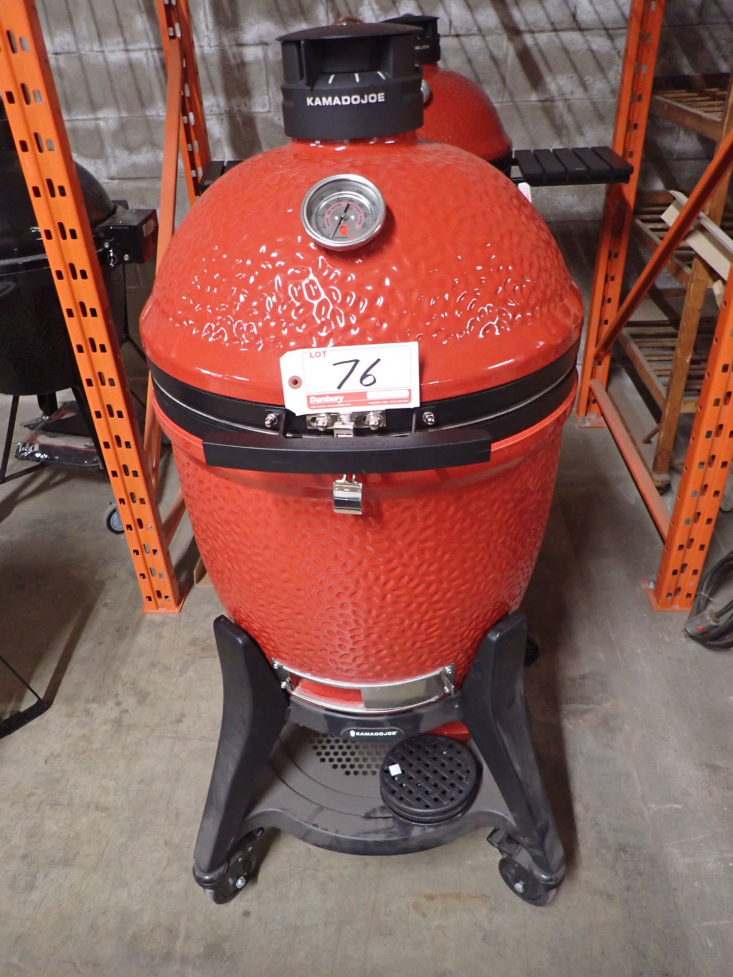 KAMADO JOE CLASSIC JOE III CERAMIC ALL-IN-ONE CHARCOAL GRILL / SMOKER C/W CART (MSRP $2,400)