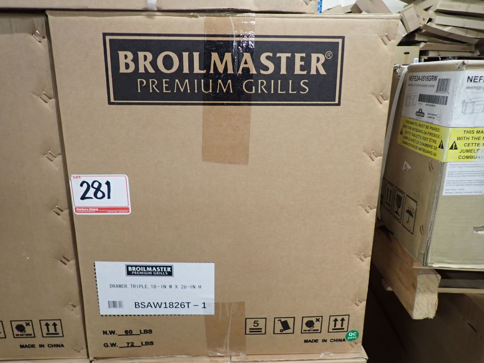 UNITS - BROILMASTER 18" W X 26" H TRIPLE DRAWER (RETAIL $1,216.99 EA) - Image 2 of 2