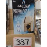 UNITS - GAS-FLO NATURAL GAS & PROPANE S/S OUTLET $109.99 EA)