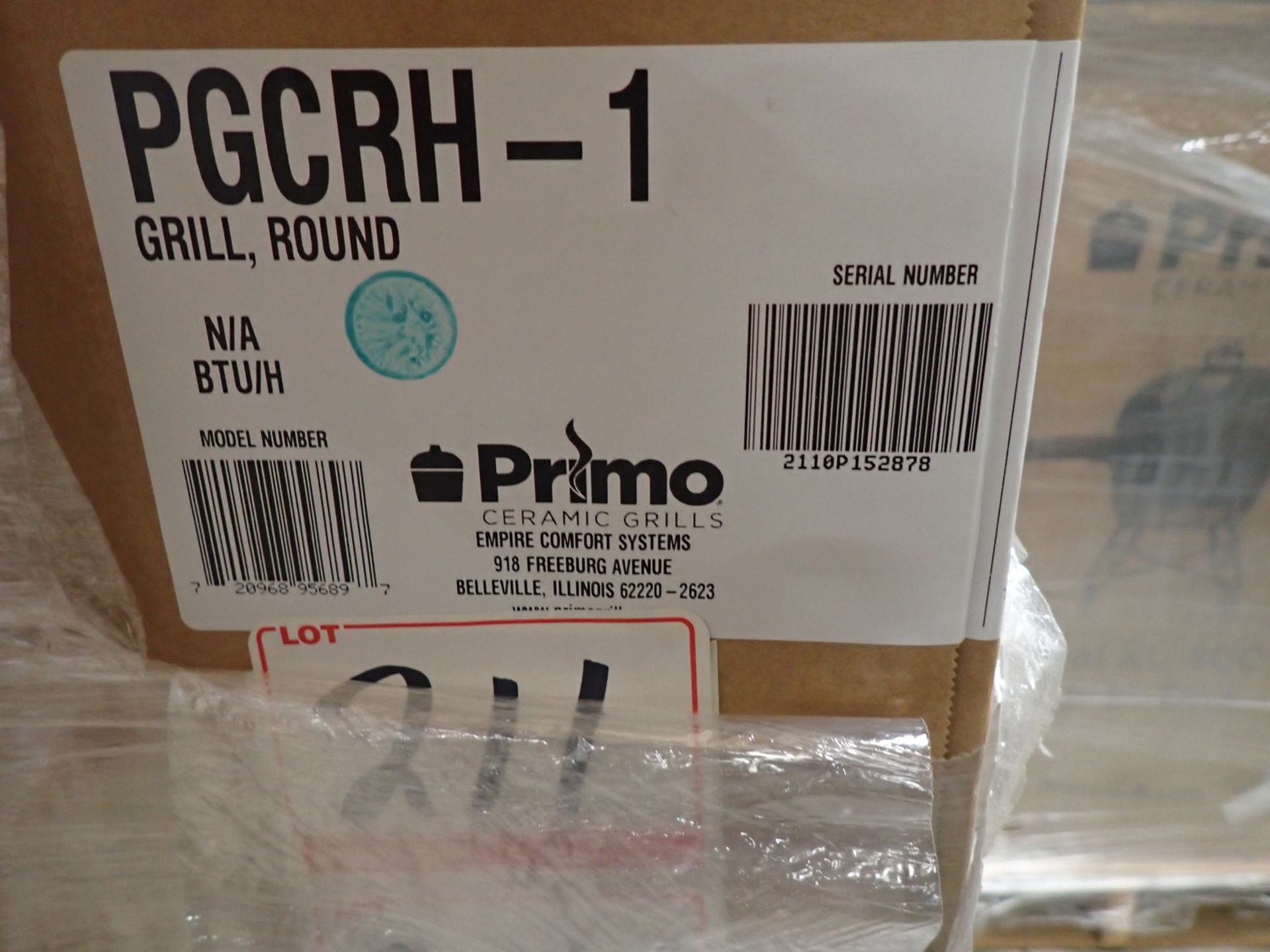 PRIMO PGCRH 18.5" ROUND CERAMIC KAMADO EGG CHARCOAL GRILL & SMOKER (NEW IN BOX) (MSRP $ - Bild 2 aus 2