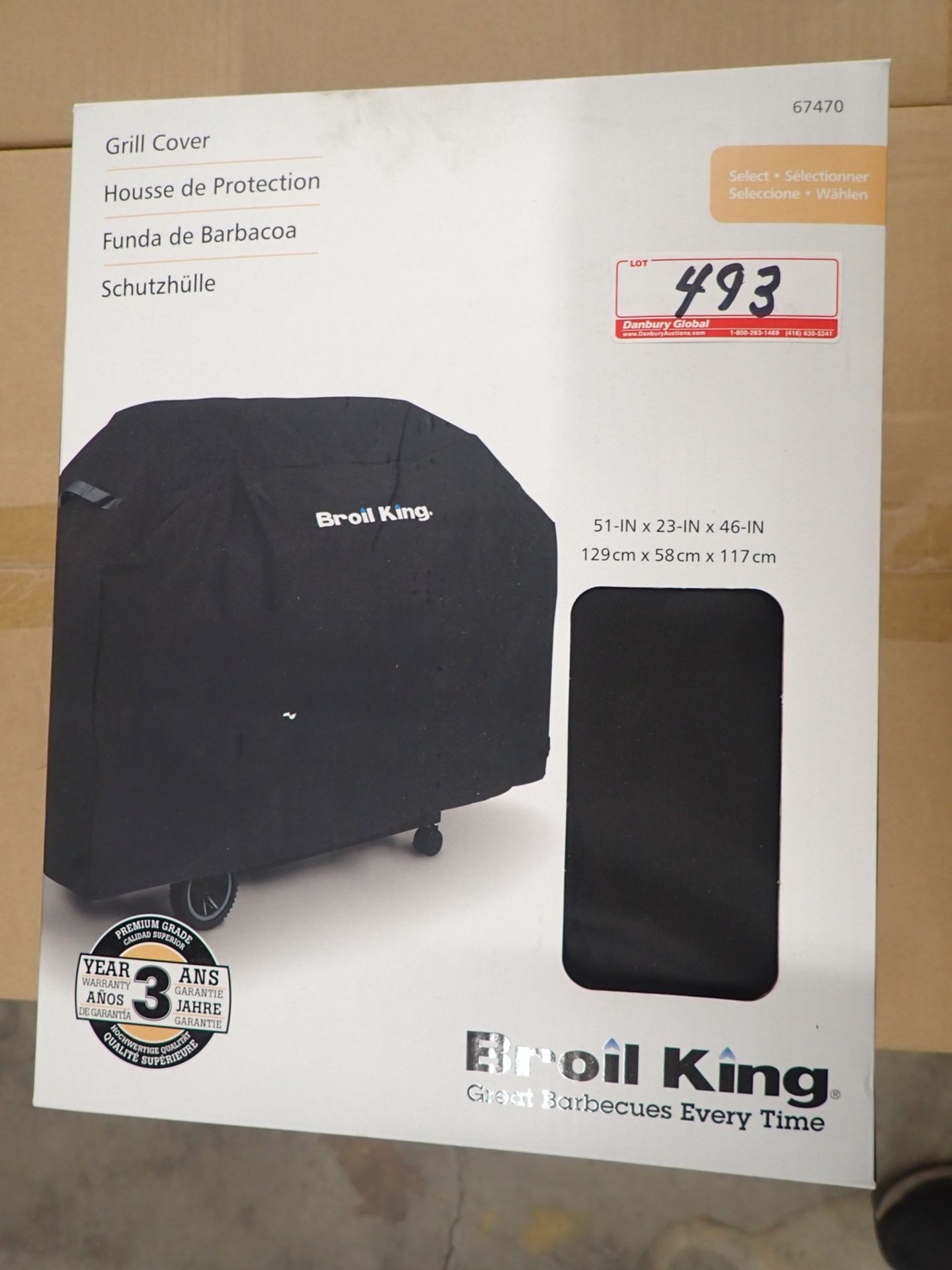 UNITS - BROIL KING GRILL COVER 51" X 23" X 46" (RETAIL $69.99 EA)