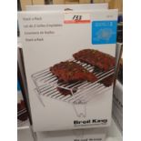 BOXES - BROIL KING STACK A RACK (2 UNITS / BOX) (RETAIL $39.99 EA)