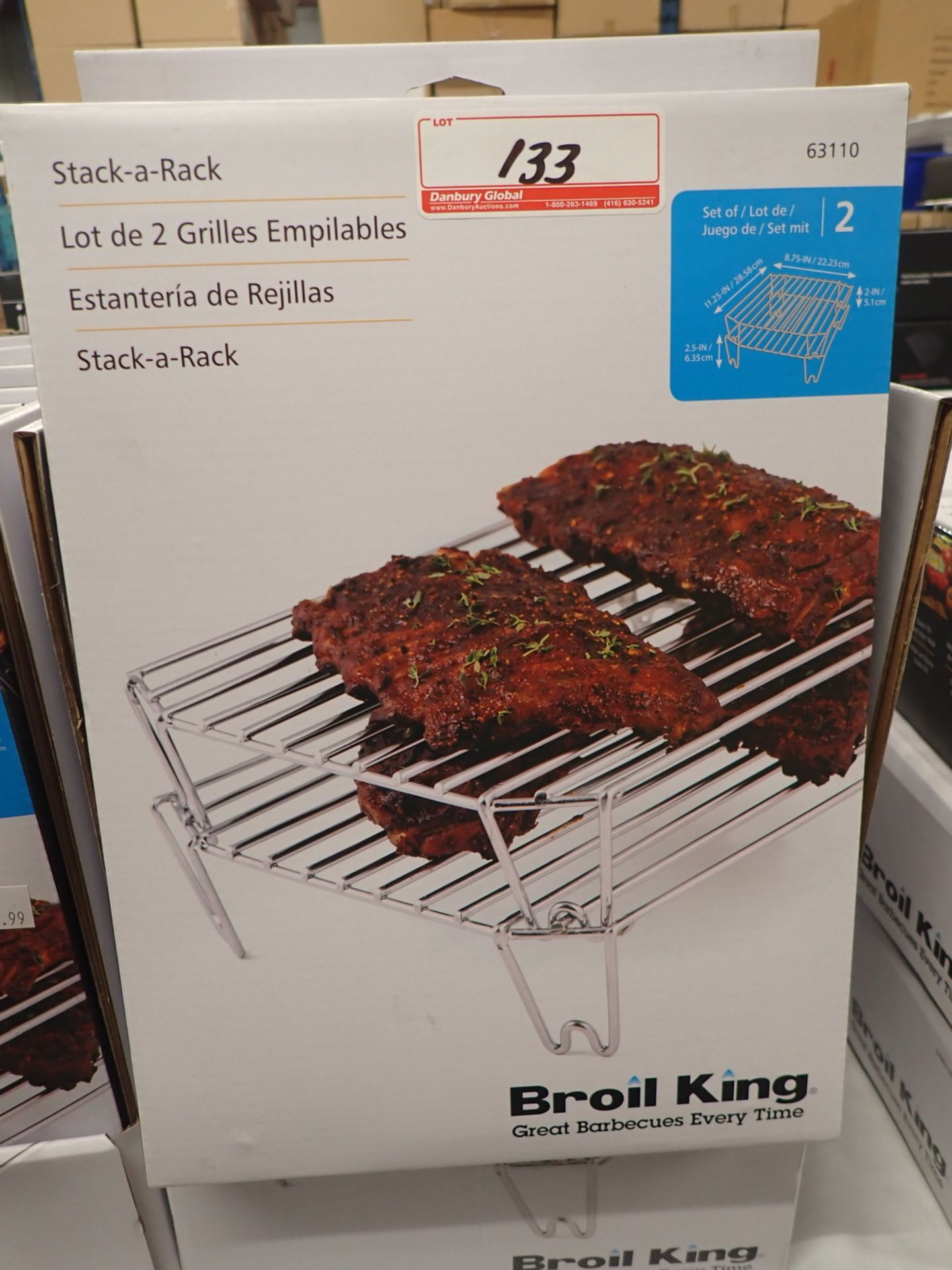 BOXES - BROIL KING STACK A RACK (2 UNITS / BOX) (RETAIL $39.99 EA)