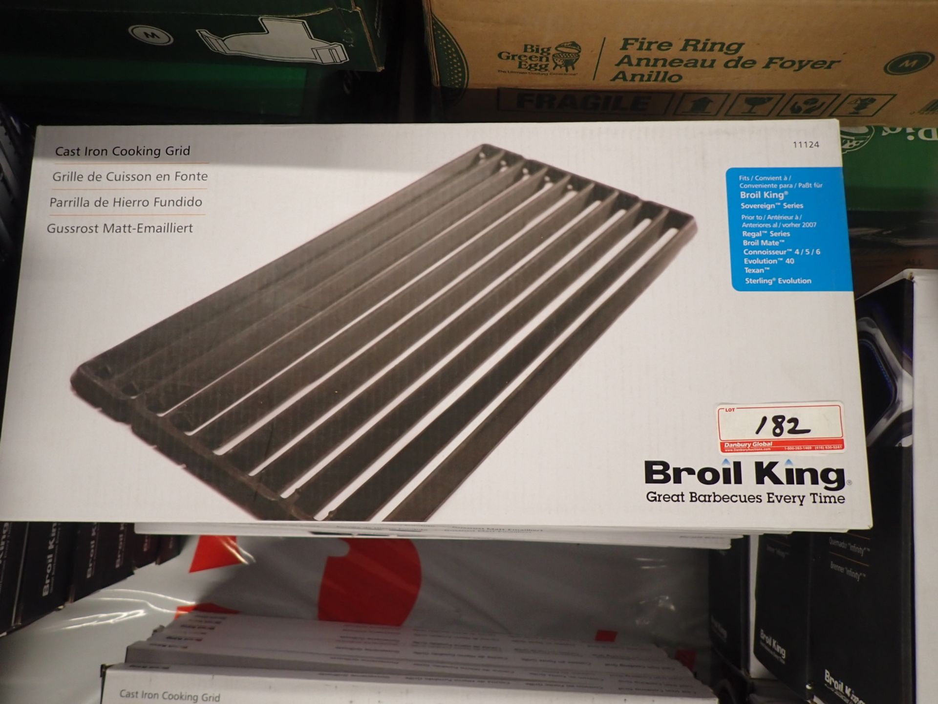 UNITS - BROIL KING CAST IRON COOKING GRID FOR SOVERREIGN SERIES (RETAIL $44.99 EA)