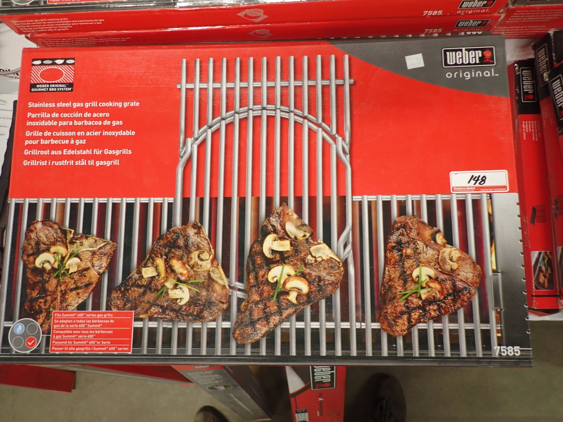 UNITS - WEBER STAINLESS STELL GAS GRILL COOKING GRATE FOR SUMMIT SERIES (RETAIL $139.99 EA)