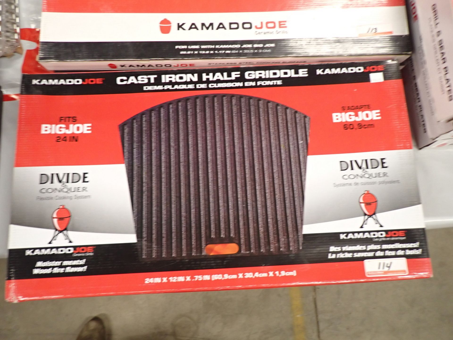 UNITS - KAMADO JOE CAST IRON GRATES (RETAIL $104.99 EA)