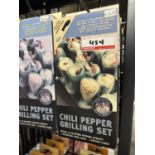 UNITS - SR CHILI PEPPER GRILLING SET (RETAIL $29.99 EA)