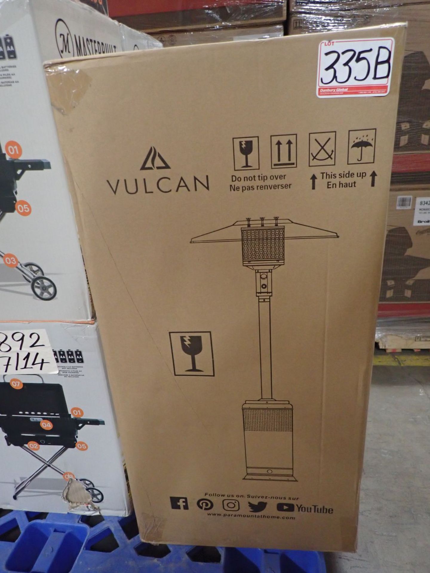 VULCAN PH-100000-SS PROPANE PATIO HEATER (MSRP $849) - Image 2 of 3