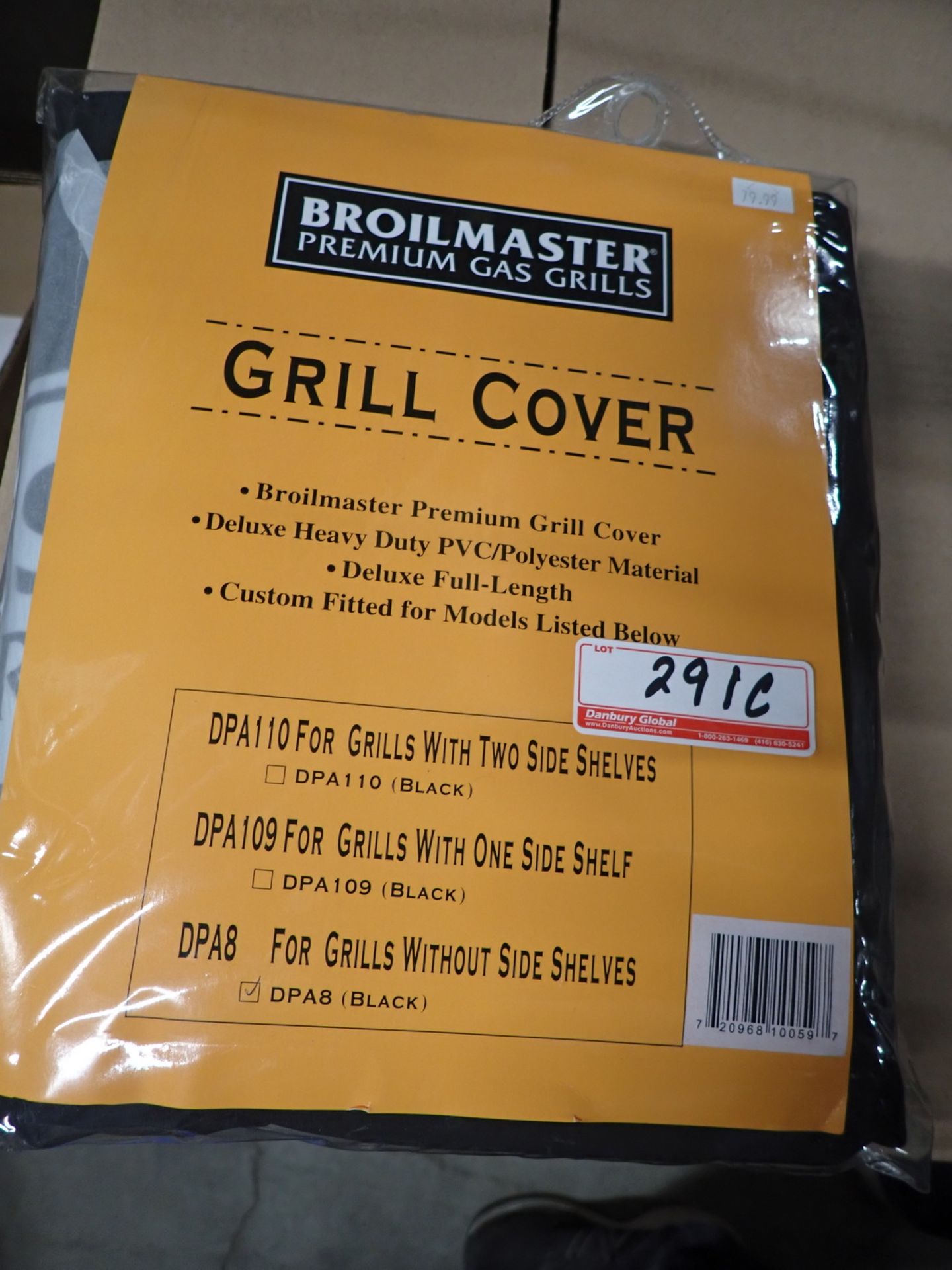 UNITS - BROILMASTER GRILL COVER FOR DPA8 (RETAIL $$79.99 EA)