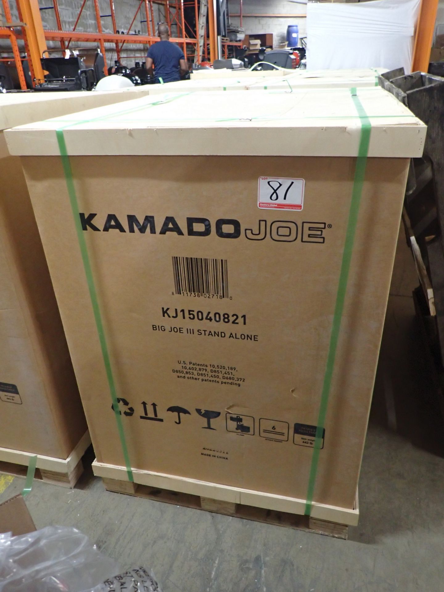 KAMADO JOE BIG JOE III CERAMIC ALL-IN-ONE CHARCOAL GRILL / SMOKER (STAND ALONE UNIT) (NEW IN BOX) (