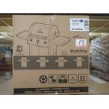 BROIL KING SIGNET 390 3-BURNER NATURAL GAS BBQ W/ SIDE & ROTISSERIE BURNERS (NEW IN BOX) (MSRP $