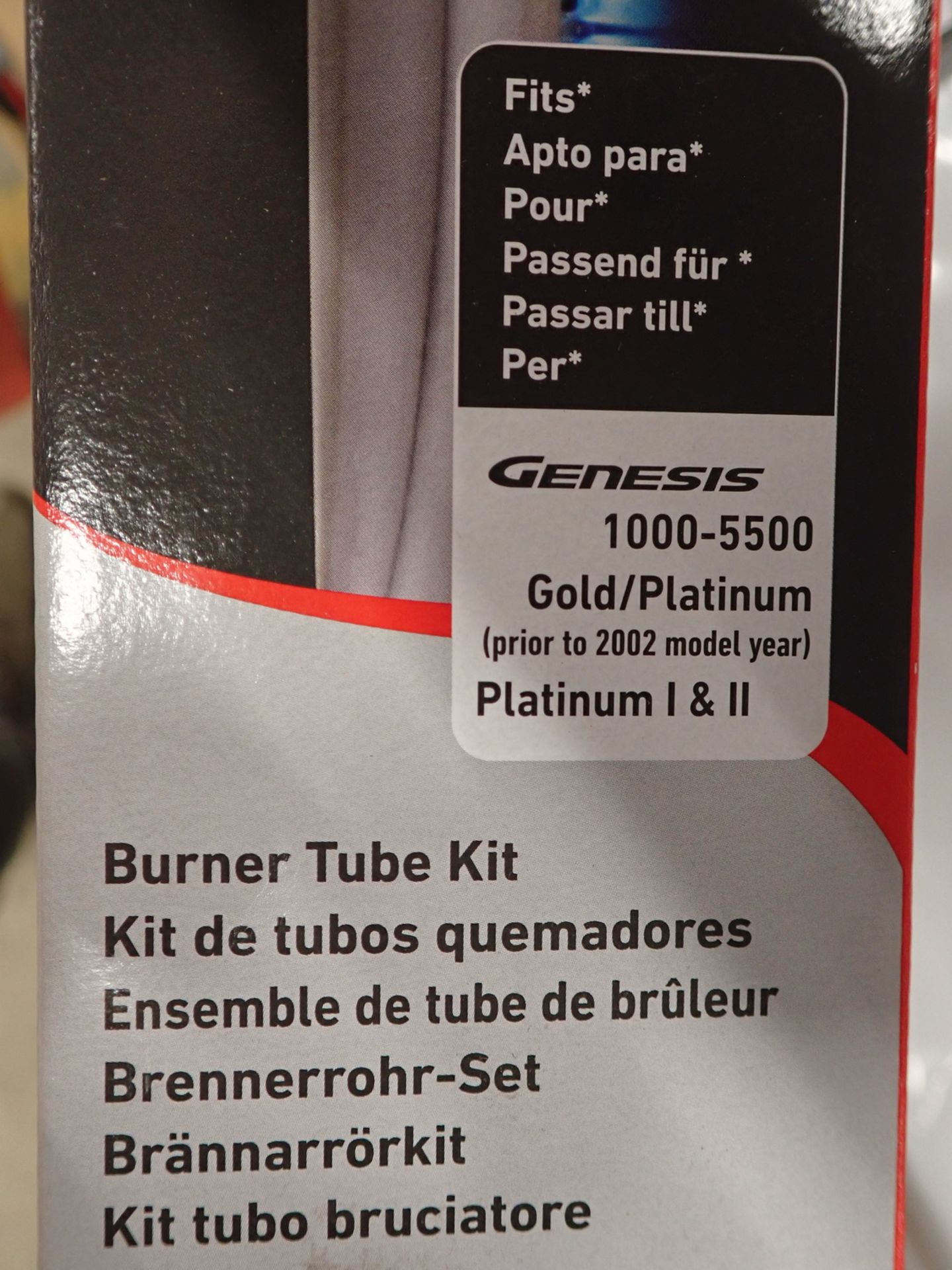 UNITS - WEBER S/S BURNER TUBE KIT FOR GENESIS 1000-5500, GENESIS GOLD & PLATINUM (RETAIL $74.99 EA) - Image 2 of 2