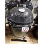 PRIMO 19" ROUND CERAMIC ALL-IN-ONE KAMADO EGG CHARCOAL GRILL & SMOKER (NO BOX) (MSRP $1,200)