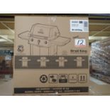 BROIL KING SIGNET 390 3-BURNER NATURAL GAS BBQ W/ SIDE & ROTISSERIE BURNERS (NEW IN BOX) (MSRP $