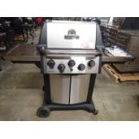 BROIL KING SIGNET 390 3-BURNER PROPANE BBQ W/ SIDE & ROTISSERIE BURNERS & ROTISSERIE ADD-ON (MSRP $