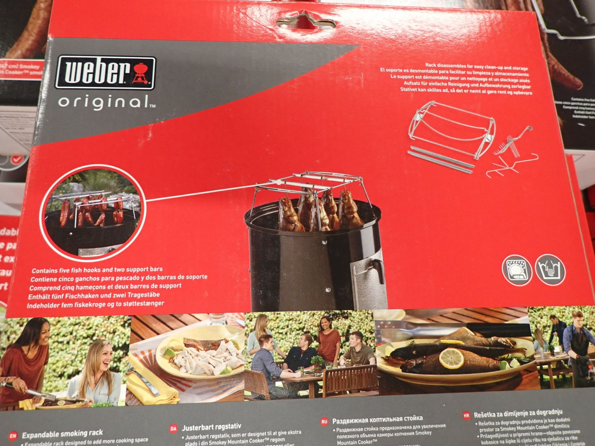 UNITS - WEBER EXPANDABLE SMOKING RACK FOR SMOKEY MOUNTAIN COOKER (RETAIL $53.99 EA) - Image 2 of 2