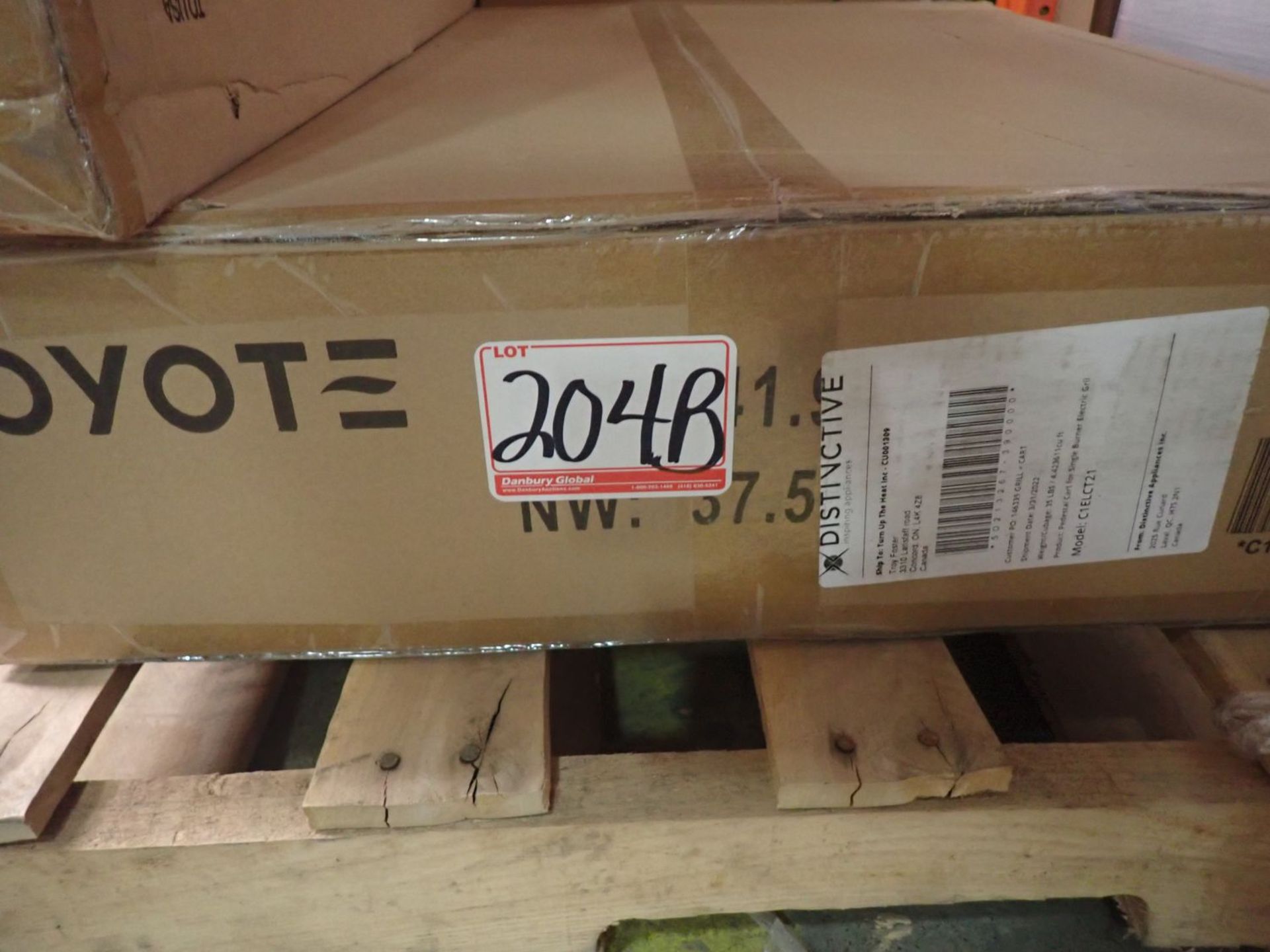 COYOTE (C1EL120SM) ELECTRIC GRILL W/ PEDESITAL (NEW IN BOX) (MSRP $1,800) - Image 2 of 2
