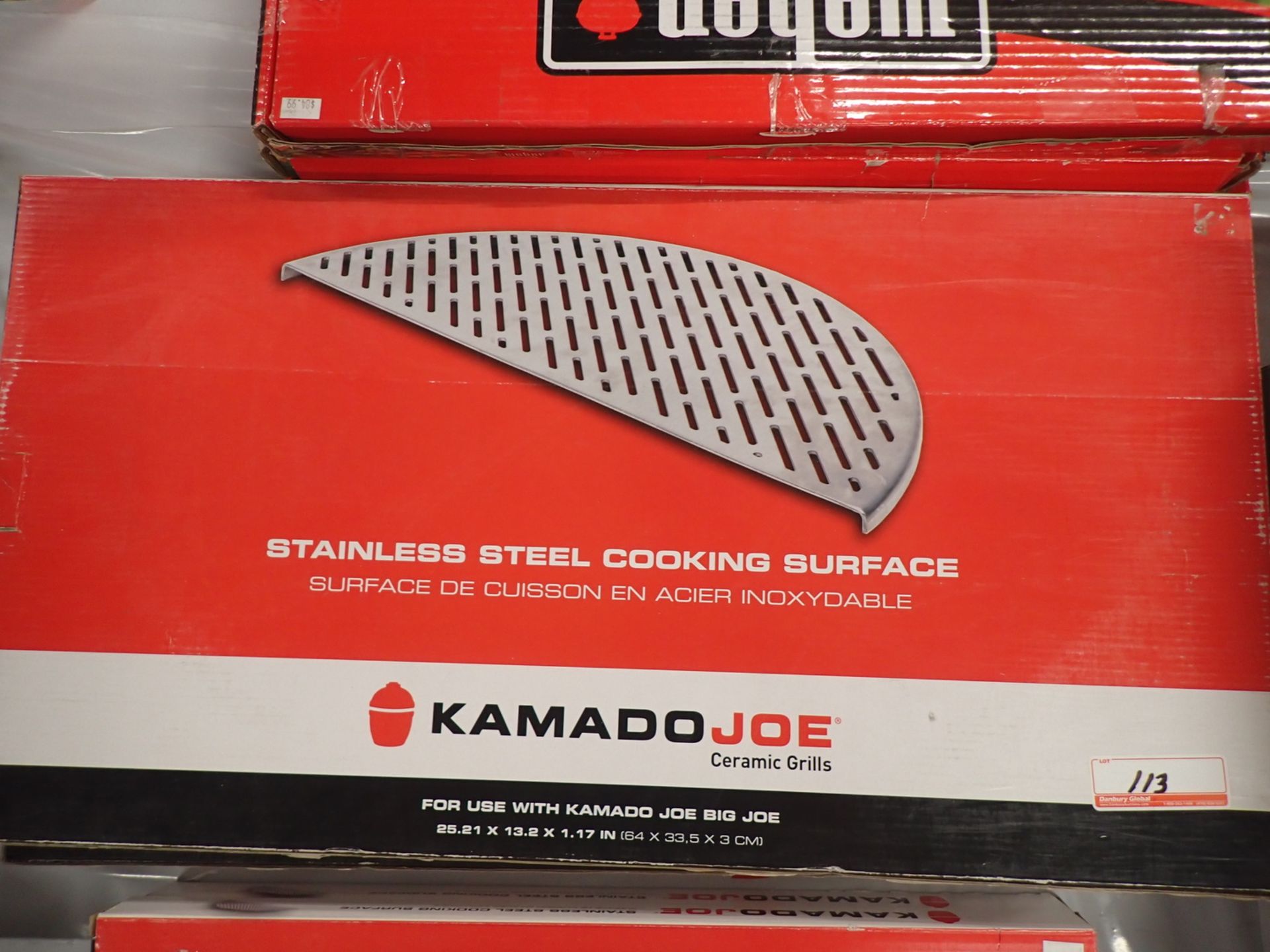 UNITS - KAMADO JOE S/S COOKING SURFACE FOR BIG JOE (RETAIL $129.99 EA)