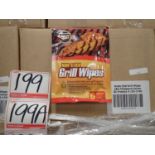 LOT - GRATE CHEF 102-1740 NON-STICK GRILL WIPES (APPROX 400 PACKS OF 6)