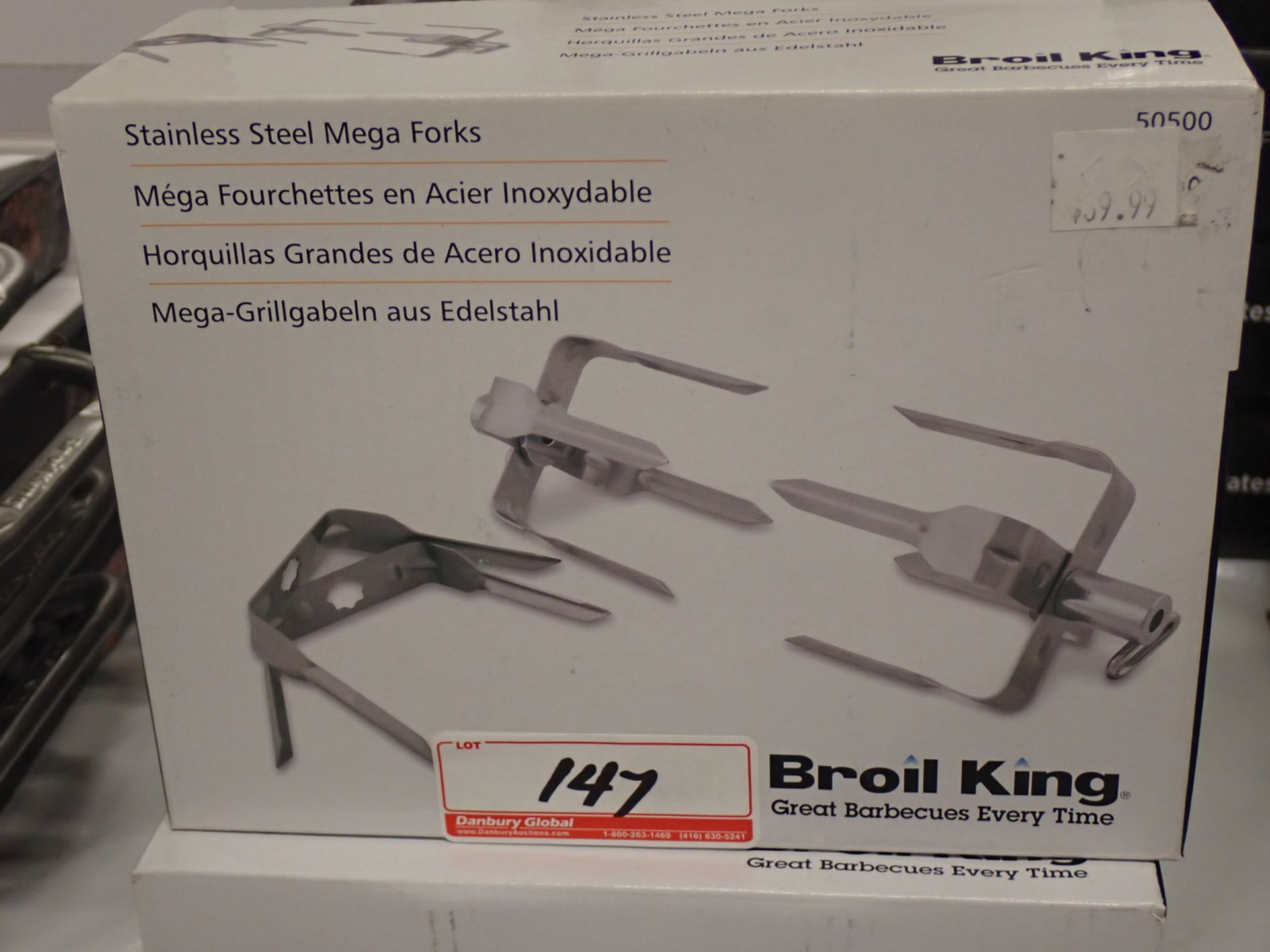 BOXES - BROIL KING S/S MEGA ROTISSERIE FORKS