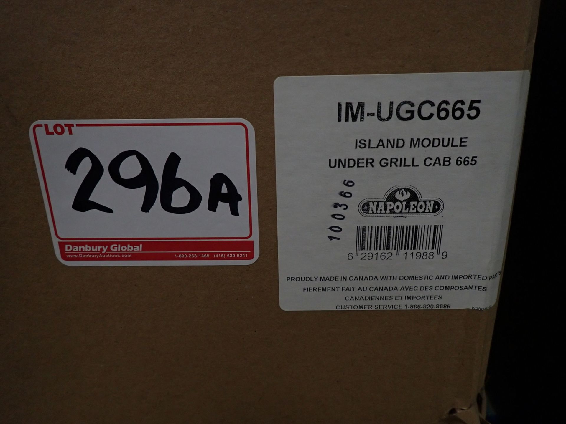 NAPOLEON ISLAND MODULE IM-UGC655 UNDER GRILL CAB 665 (RETAIL $999)