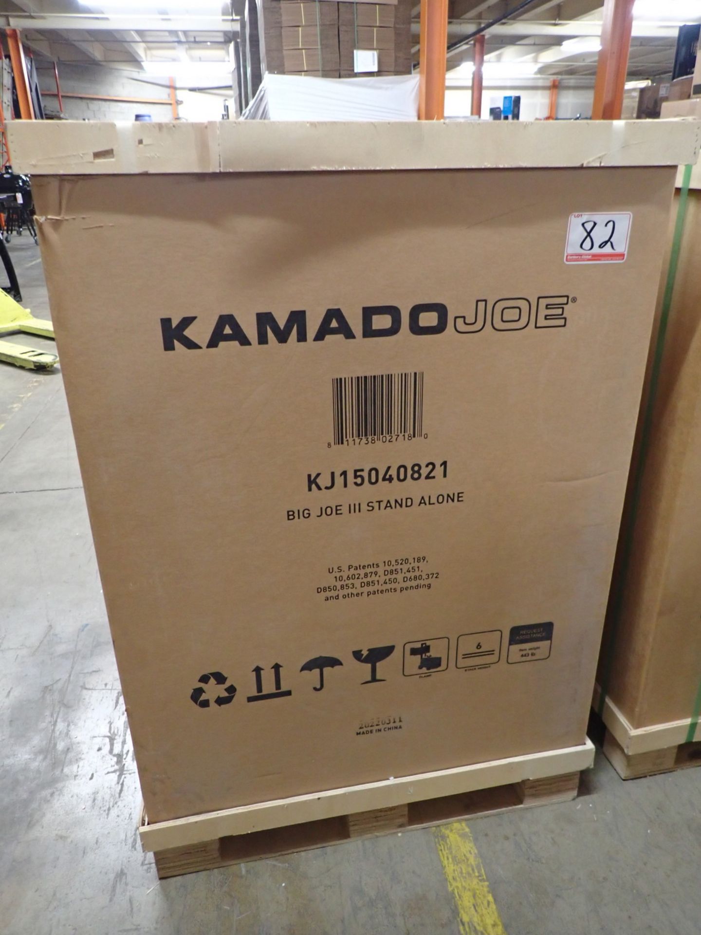 KAMADO JOE BIG JOE III CERAMIC ALL-IN-ONE CHARCOAL GRILL / SMOKER (STAND ALONE UNIT) (NEW IN BOX) (