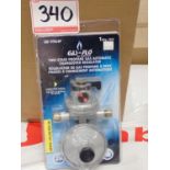 GAS-FLO TWO-STAGE PROPANE GAS AUTOMATIC CHANGEOVER REGULATOR (RETAIL $161.99 EA)