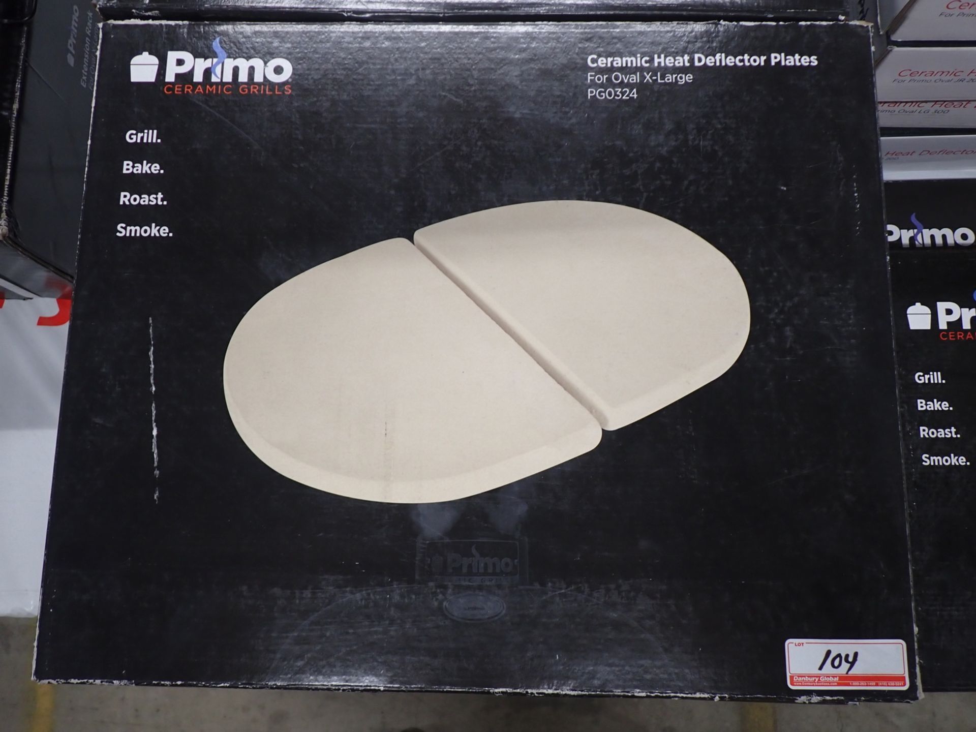 UNITS - PRIMO XL OVAL PG0325 CERAMIC HEAT DEFLECTOR PLATES