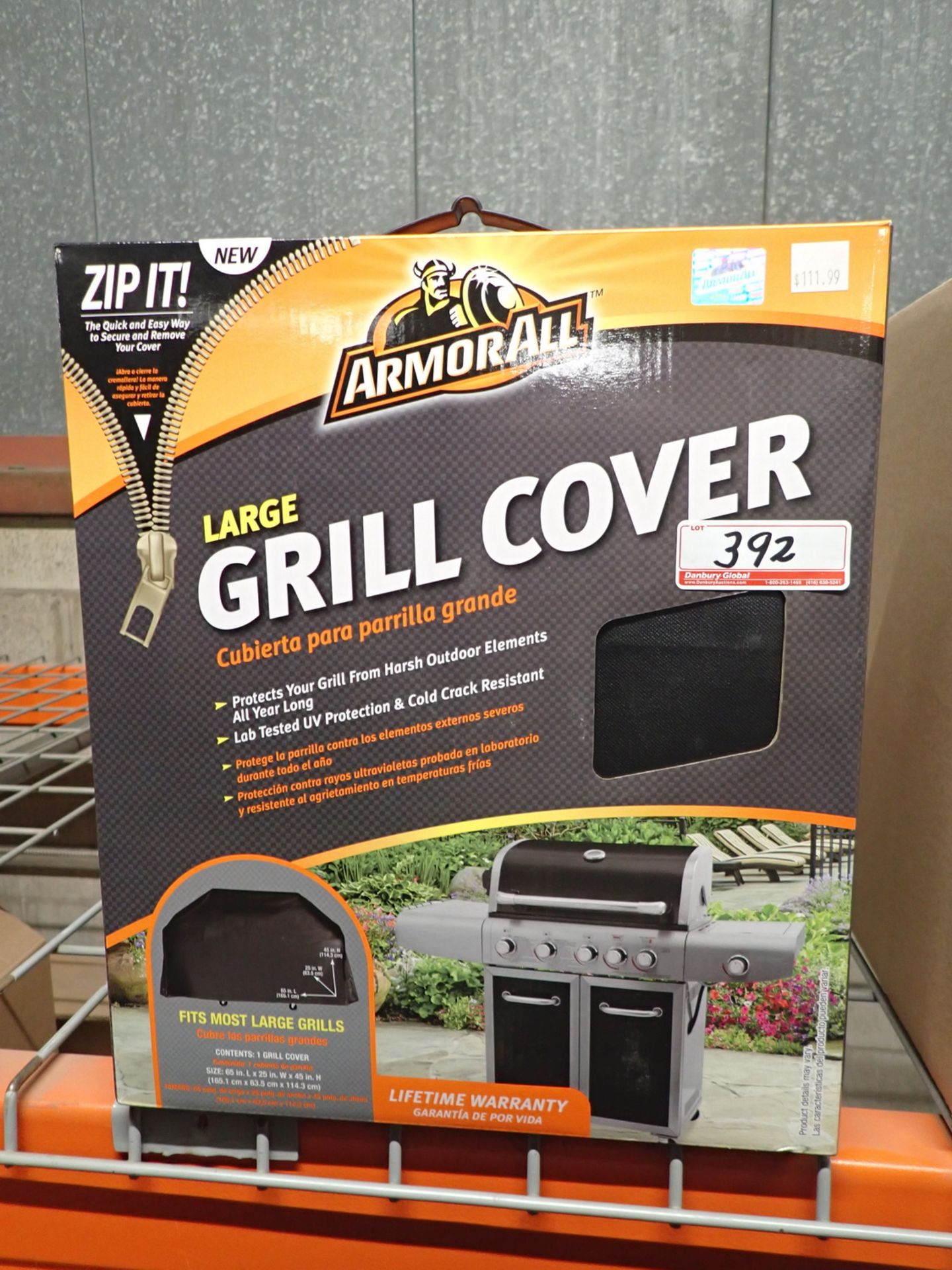 UNITS - ARMOR ALL GRILL COVER LARGE 65" X 25" X 45" (RETAIL $111.99 EA)