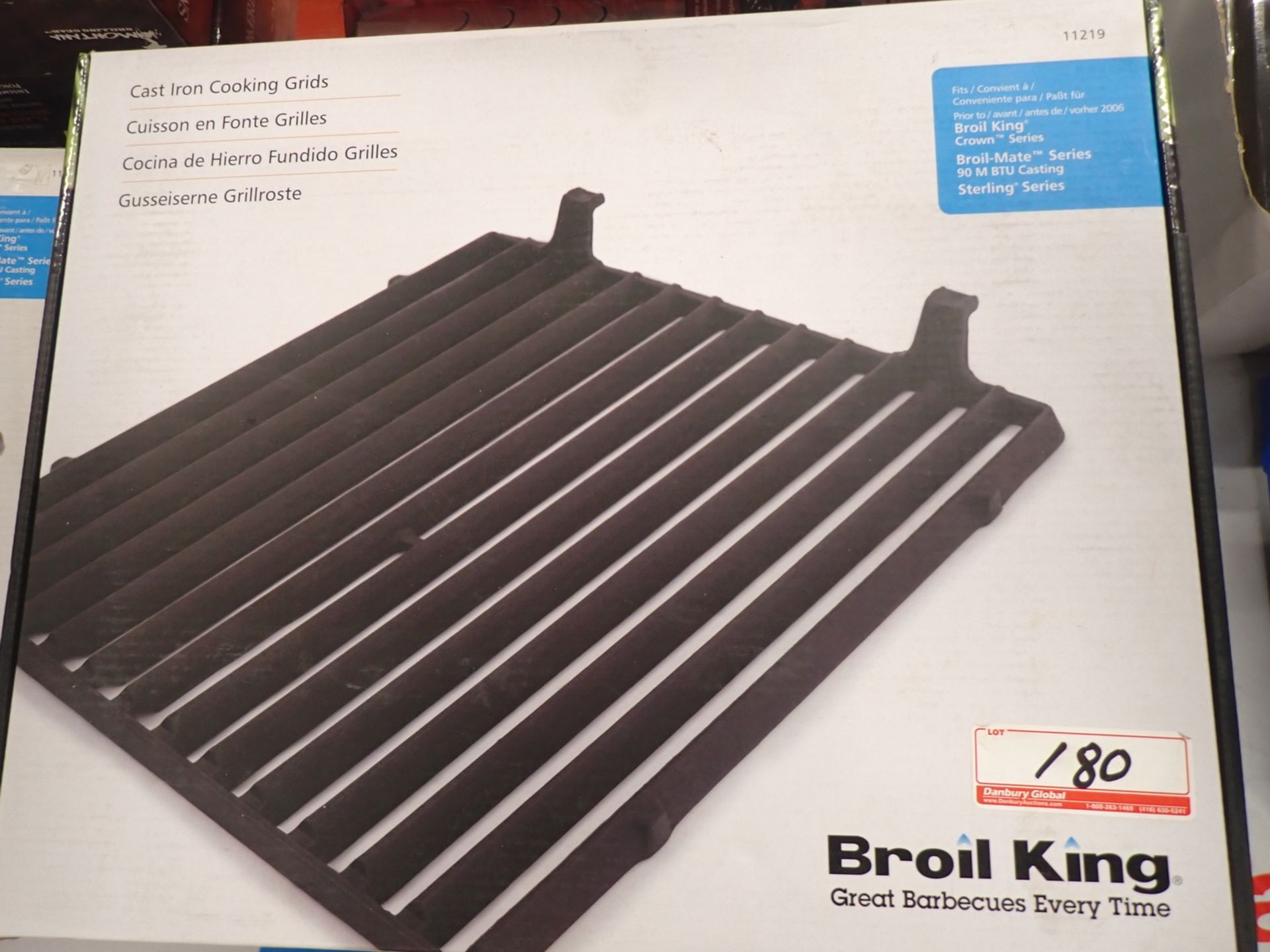 LOT - BROIL KING CAST IRON COOKING GRIDS - (6) 11219, (8) 11227, 11244, & (5) ASSTD - Image 3 of 6