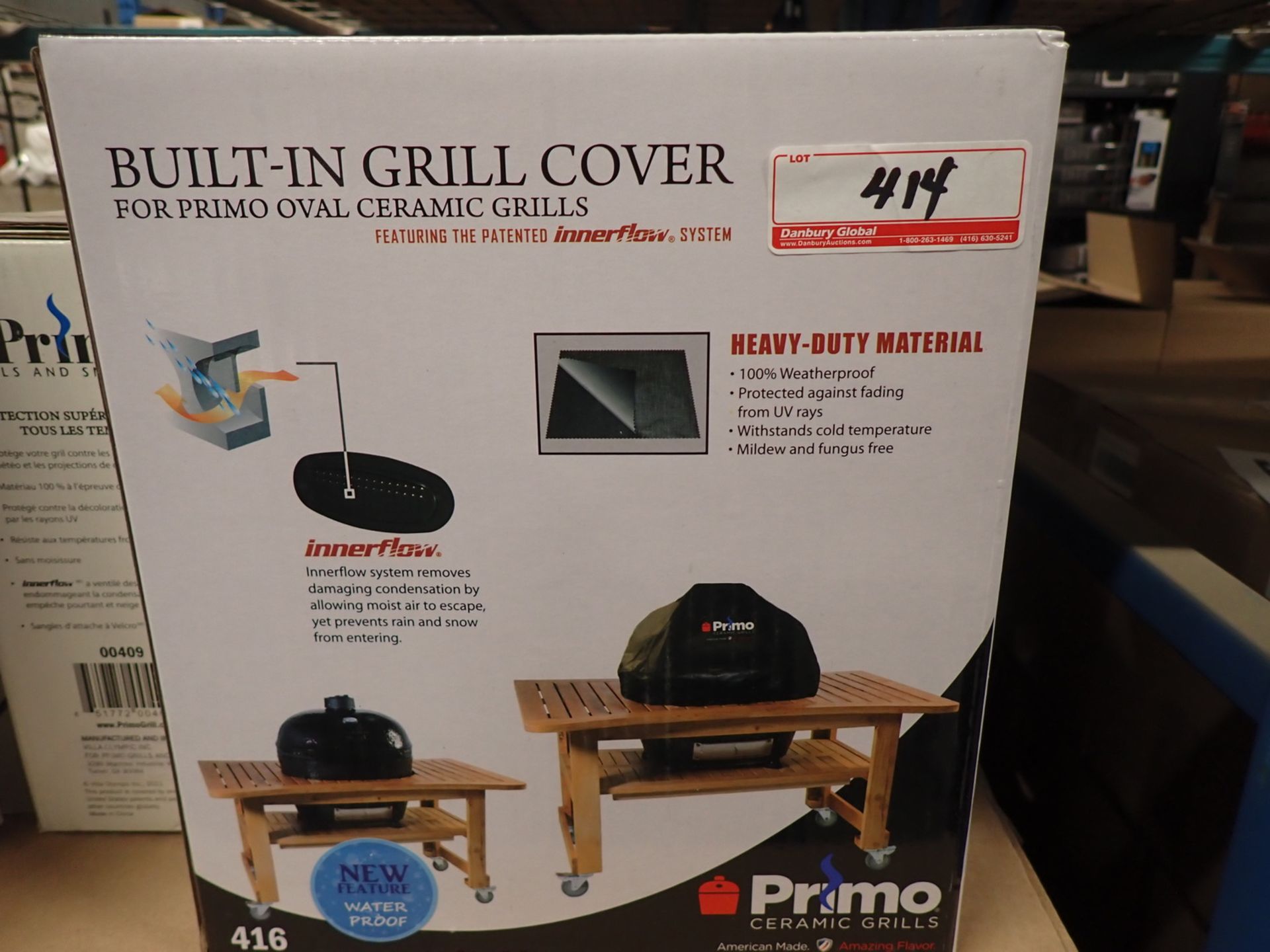 UNITS - PRIMO BUILT-IN GRILL COVER FOR OVAL (RETAIL $126.99 EA)