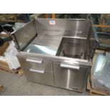 FISHER & PAYKEL 36" GALLERY GRILL CART FOR DCS GRILL (RETAIL $3,499.99 EA) (NO BOX - FLOOR MODEL -