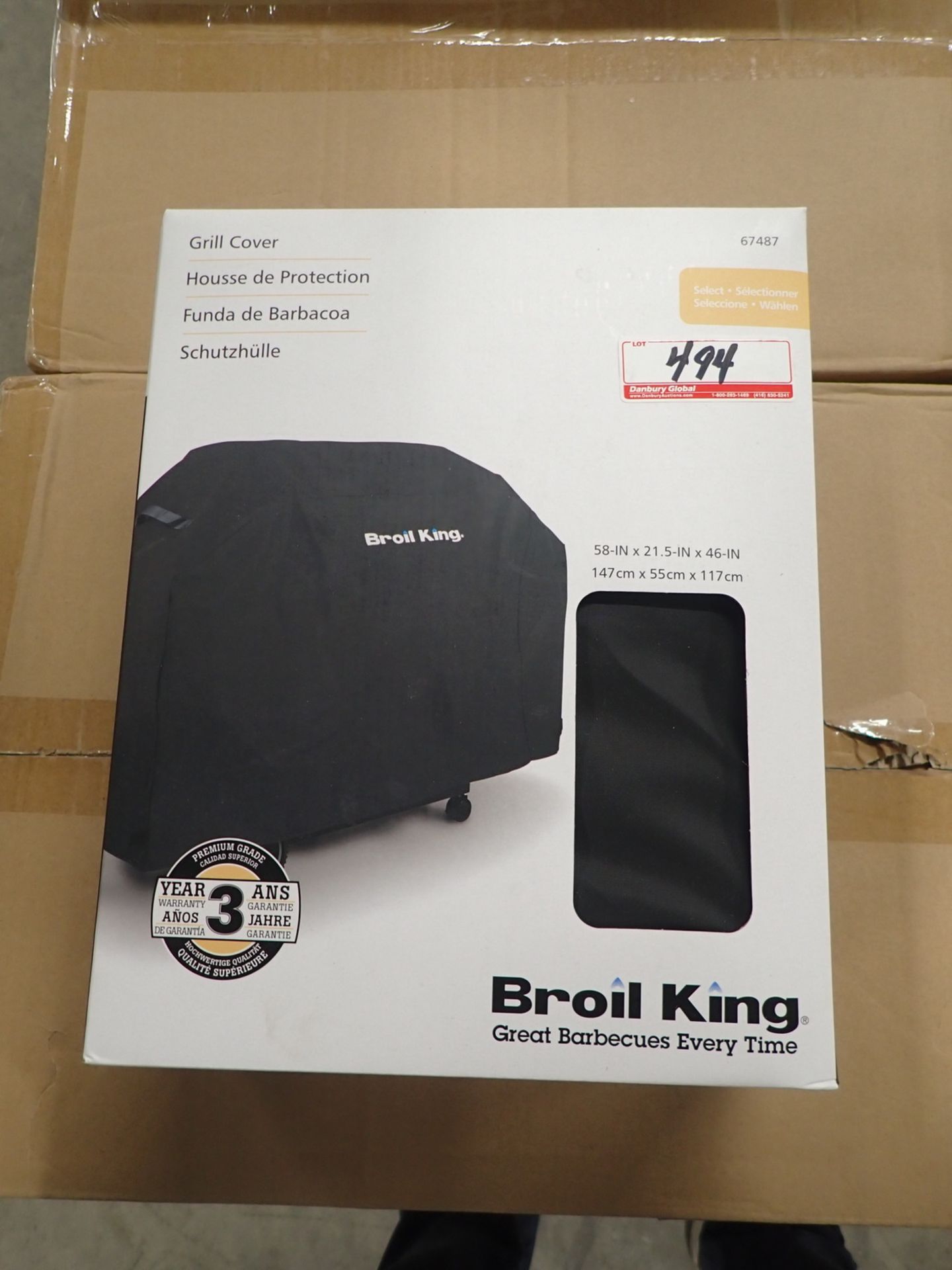 UNITS - BROIL KING GRILL COVER 58" X 21.5" X 46" (RETAIL $79.99 EA)