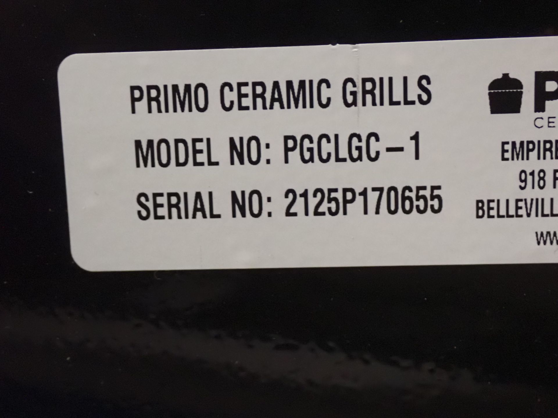 PRIMO PGCLGC OVAL LARGE ALL-IN-ONE CERAMIC CHARCOAL GRILL / SMOKER W/ HEAVY DUTY STAND (MSRP $2, - Bild 4 aus 4