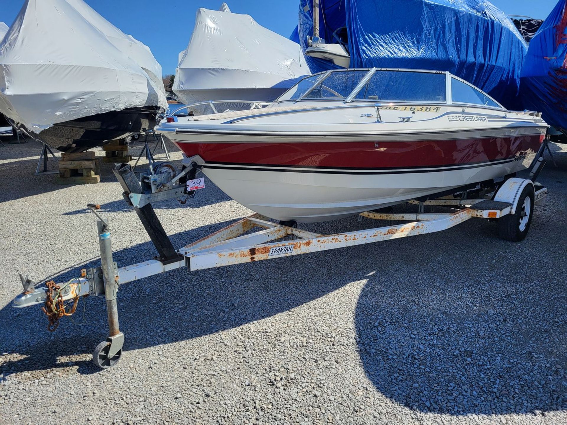 CRESTLINER RAMPAGE POWERBOAT INBOARD/OUTBOARD V6 4.3HM (TOP/BOTTOM REBUILT) HIN NORO83961485 (1985)