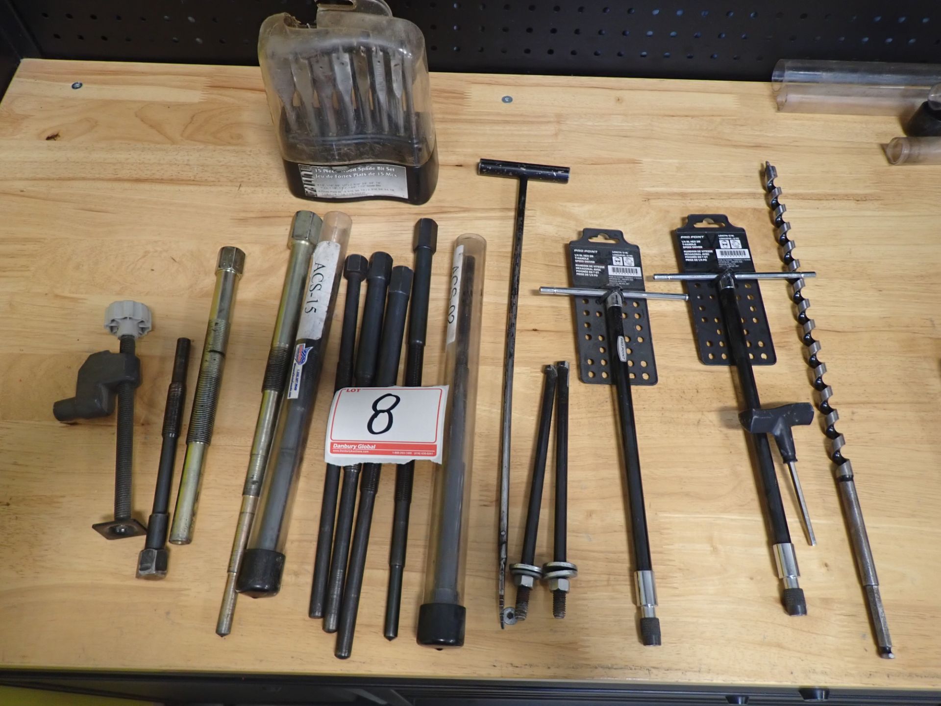 LOT - SNOW MOBILE CLUTCH PULLER & WOOD BITS (FOR ALL MAKES)