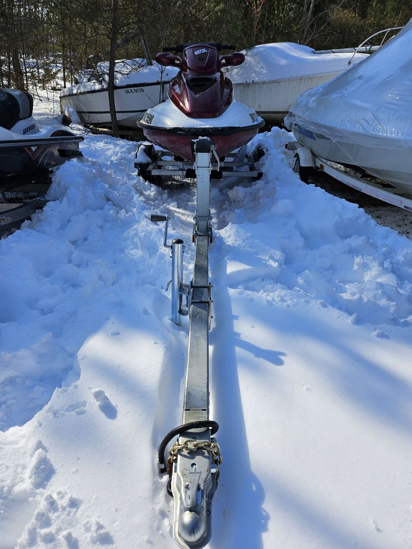 SEA DOO GTX LIMITED 2-STOKE PERSONAL WATERCRAFT, HIN ZZN52730A999(1999) W/ 2018 EXCALIBUR TRAILER, - Image 9 of 11