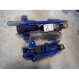 LOT - BLUE ASSTD HYDRAULIC VEHICLE JACKS