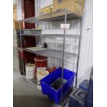 UNITS - CHROME WIRE MESH RACKS