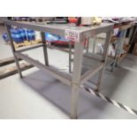 UNITS - STAINLESS STEEL TABLES - 48" X 24" X 36" & 60" X 30" X 34"