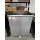 UNITS - STAINLESS STEEL TOTE BINS - 26" X 26.5" X 37"