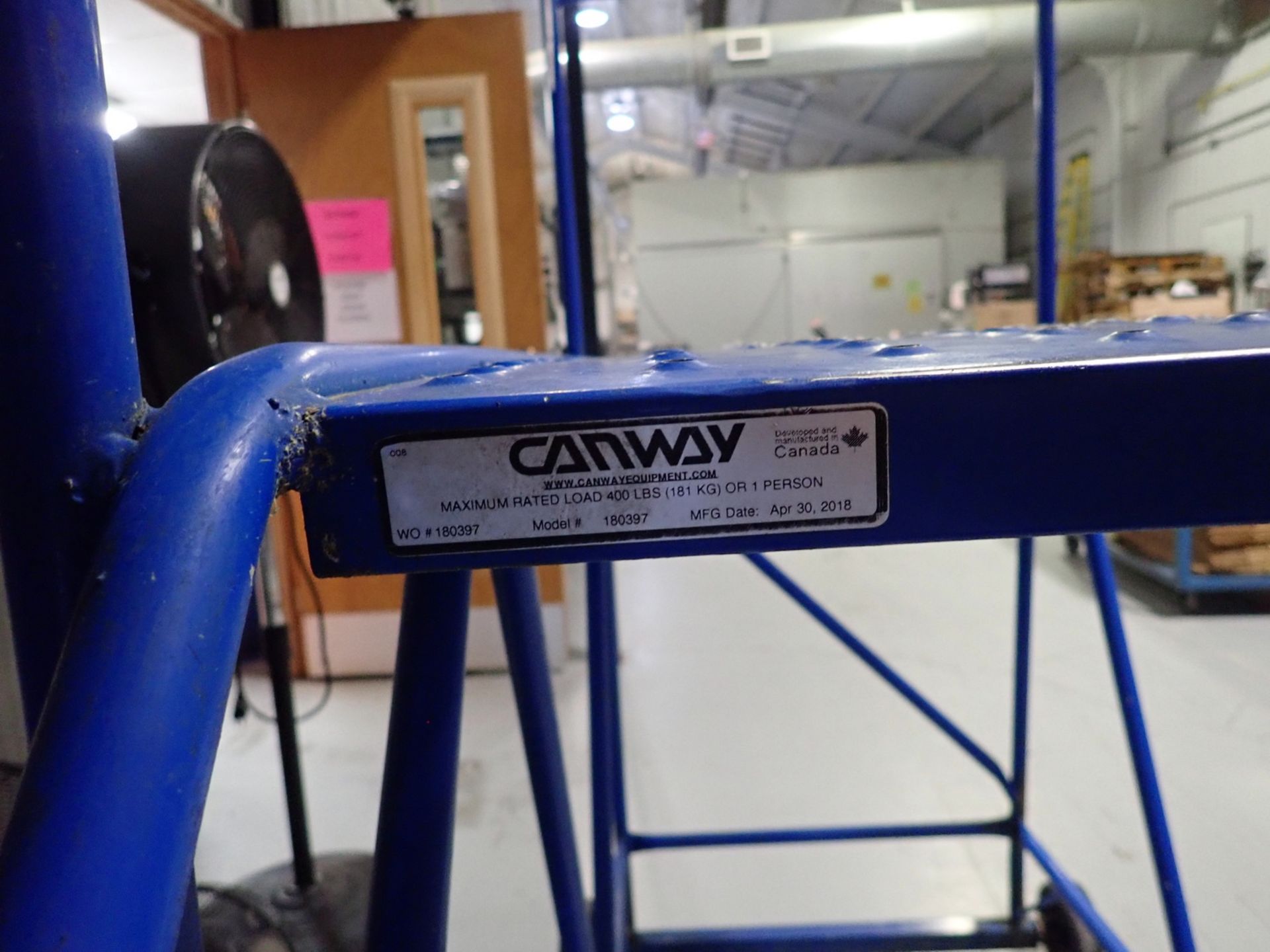 CANWAY 180397 MOBILE LADDER STAND - Image 3 of 3