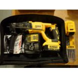 DEWALT DCH133 1" SDS BRUSHLESS HAMMER DRILL W/ CHARGER & (2) BATTERIES