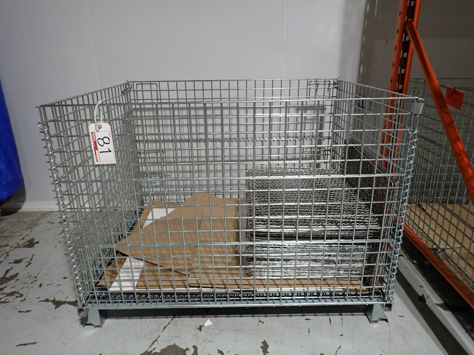 UNITS - U-LINE H-1614 WIRE MESH STACKABLE BINS - 48 X 40 X 36.5" - Image 2 of 2