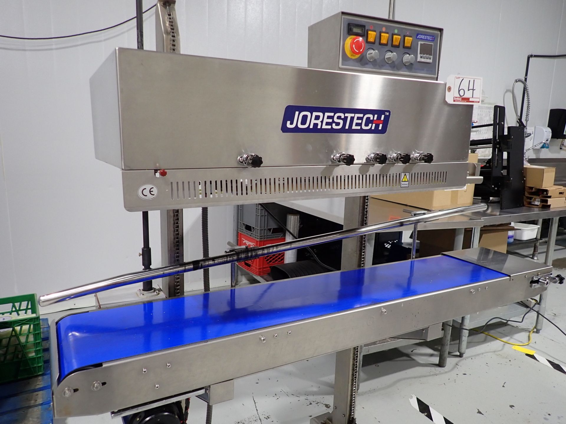 2018 JORESTECH CBS01919CUB SOLID-INK CODING CONTINUOUS BAND SEALER, S/N 1154118010066 - Image 4 of 7