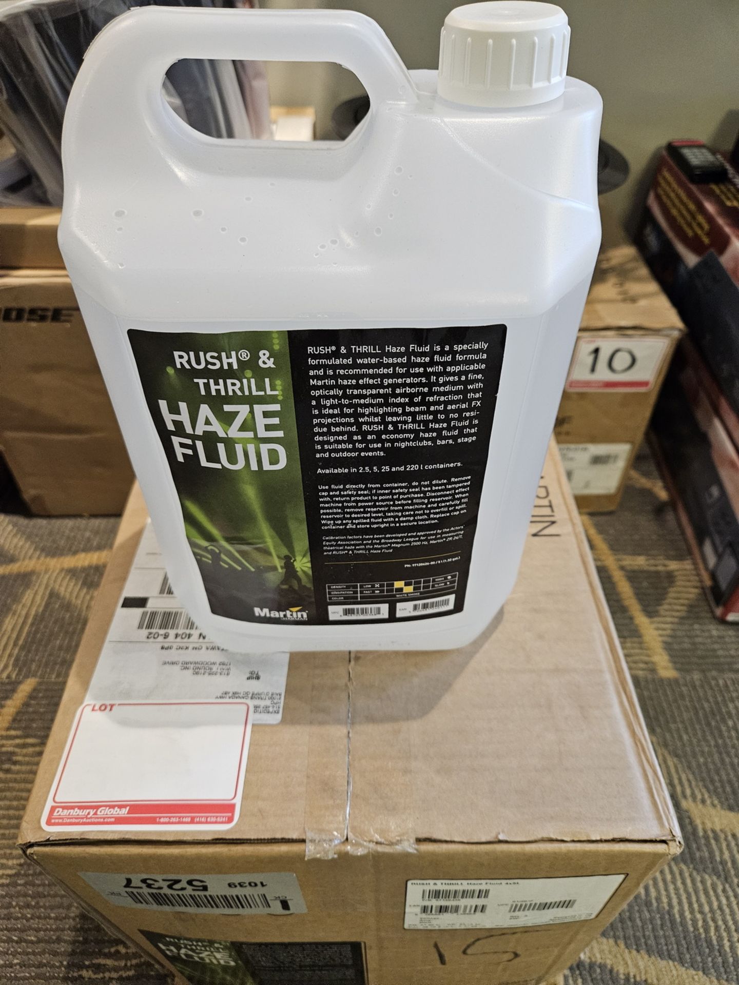 LOT - RUSH AND THRILL HAZE FLUID (4 JUGS)